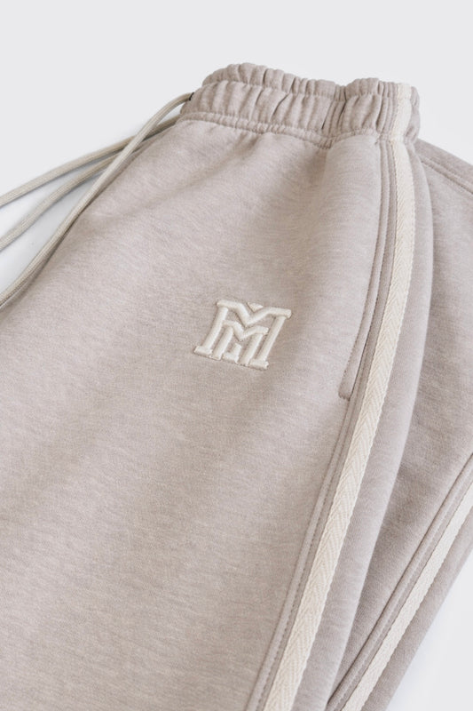 Sweatpants taupe/navy