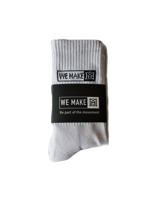 White Thickened Socks (1 pack)