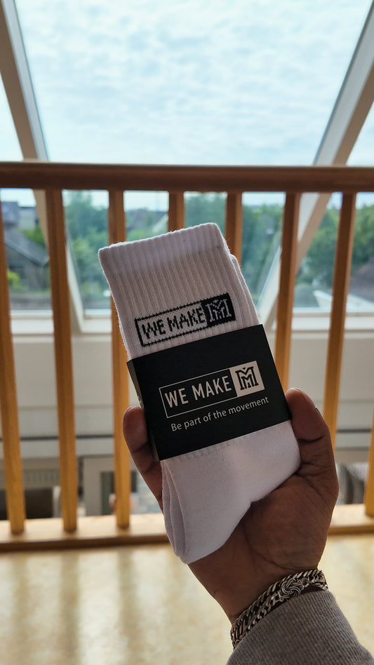 White Thickened Socks (1 pack)