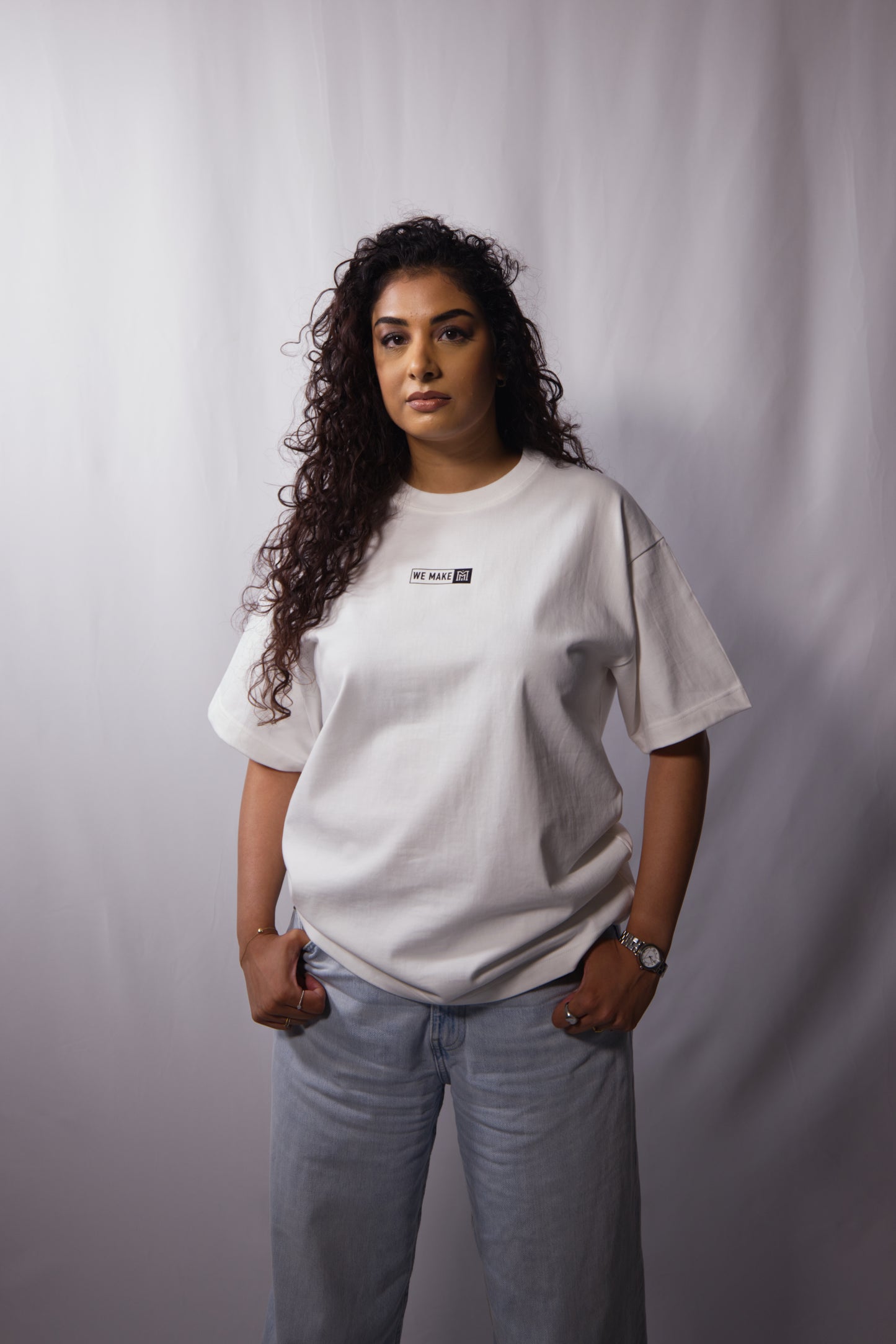 Worldwide - T-Shirt White oversized