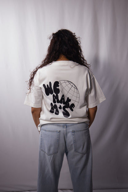 Worldwide - T-Shirt White oversized